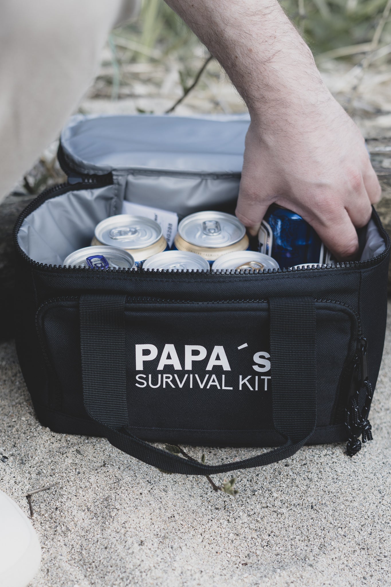 Kühltasche - Papa´s Survival Kit